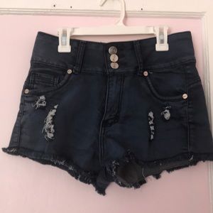 Ripped, Dark/Medium Wash Shorts